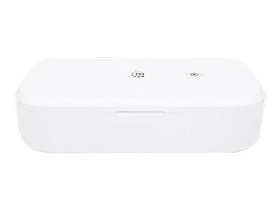 Manhattan UV Phone Sanitizer (Clearance Pricing), Integrated UV LEDs to eliminate germs, viruses and bacteria, Quick 1-m