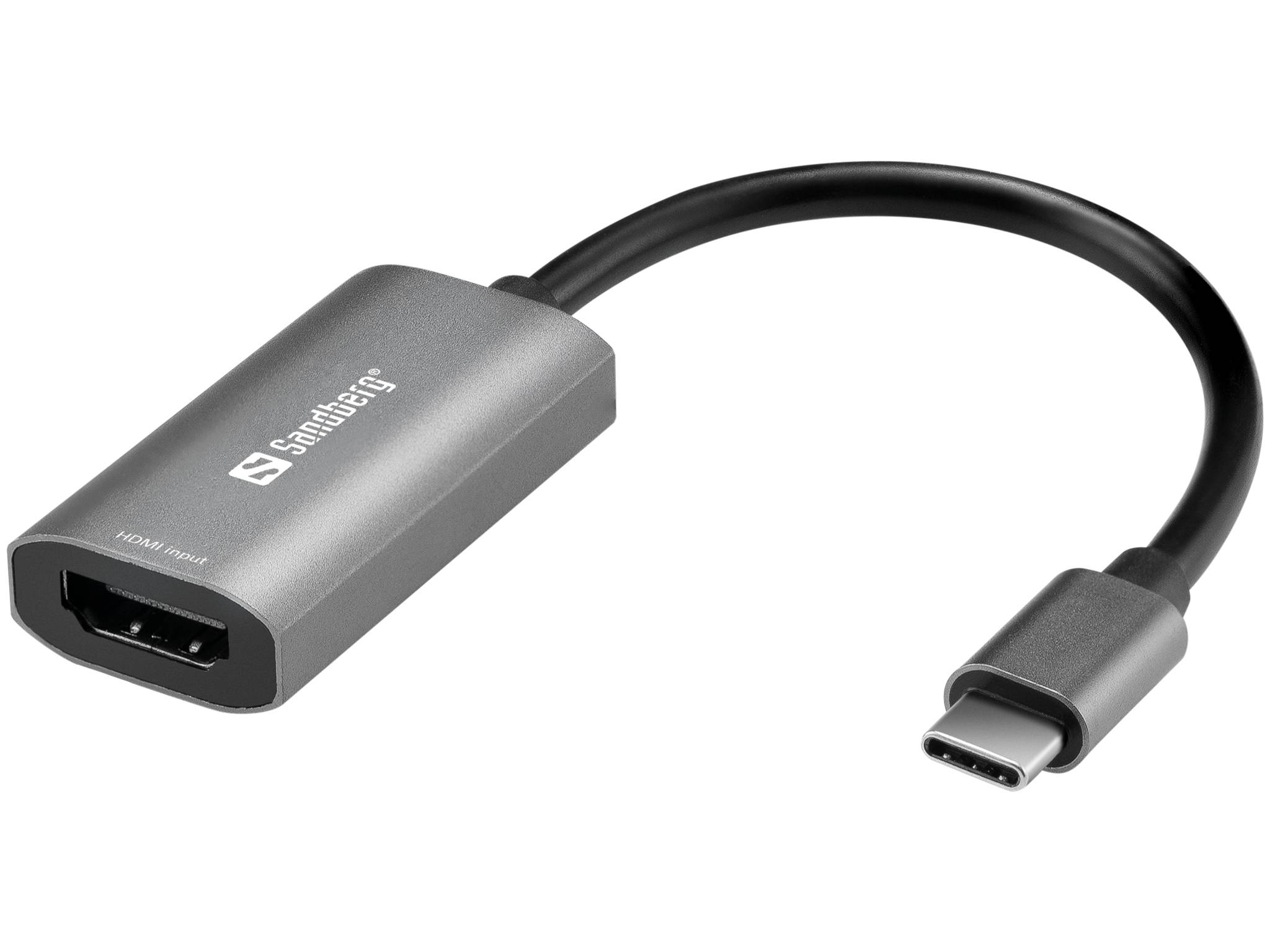 Sandberg - Videoadapter - HDMI weiblich bis USB-C männlich