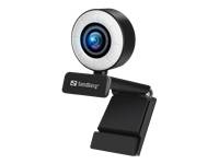 SANDBERG Streamer USB Webcam - Web-Kamera - Farbe - 2 MP - 1920 x 1080 - 1080p