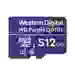 WDD512G1P0C Western Digital, MicroSDXC Speicherkarte, 512GB, Class 10, UHS-I U1, 256TBW, für Videoüberwachung