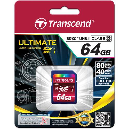 Transcend Ultimate - Flash-Speicherkarte - 64 GB