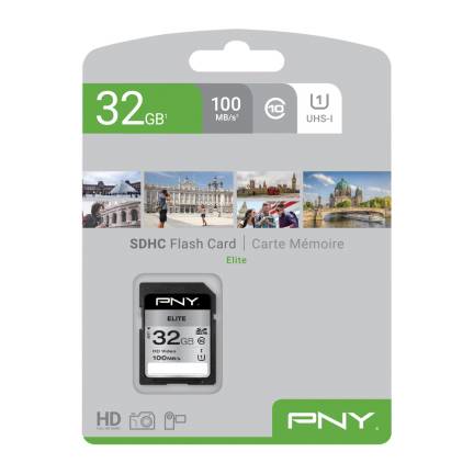 PNY Elite - Flash-Speicherkarte - 32 GB - UHS-I U1 / Class10