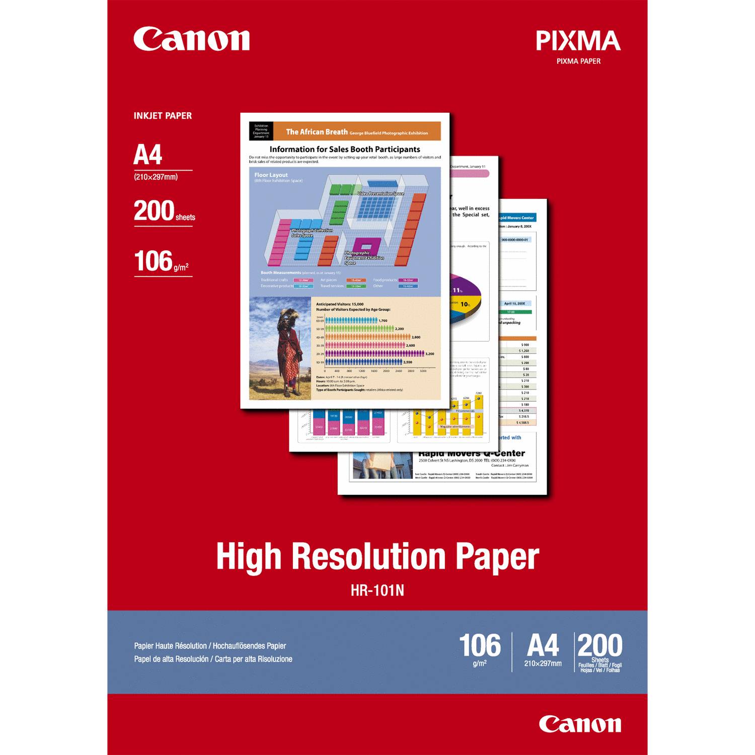 Canon HR-101 - Beschichtet - A4 (210 x 297 mm) 200 Blatt Papier