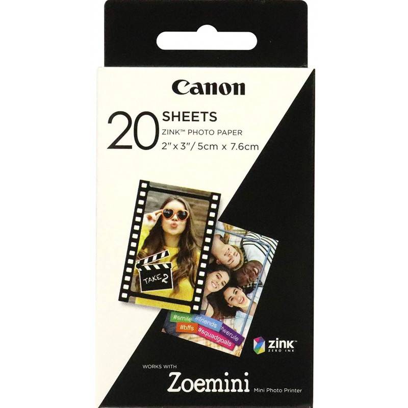 Canon ZP-2030 - 20 Blatt Fotopapier - für Canon Zoemini