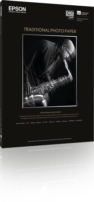 Epson Traditional Photo Paper - A3 plus (329 x 423 mm)