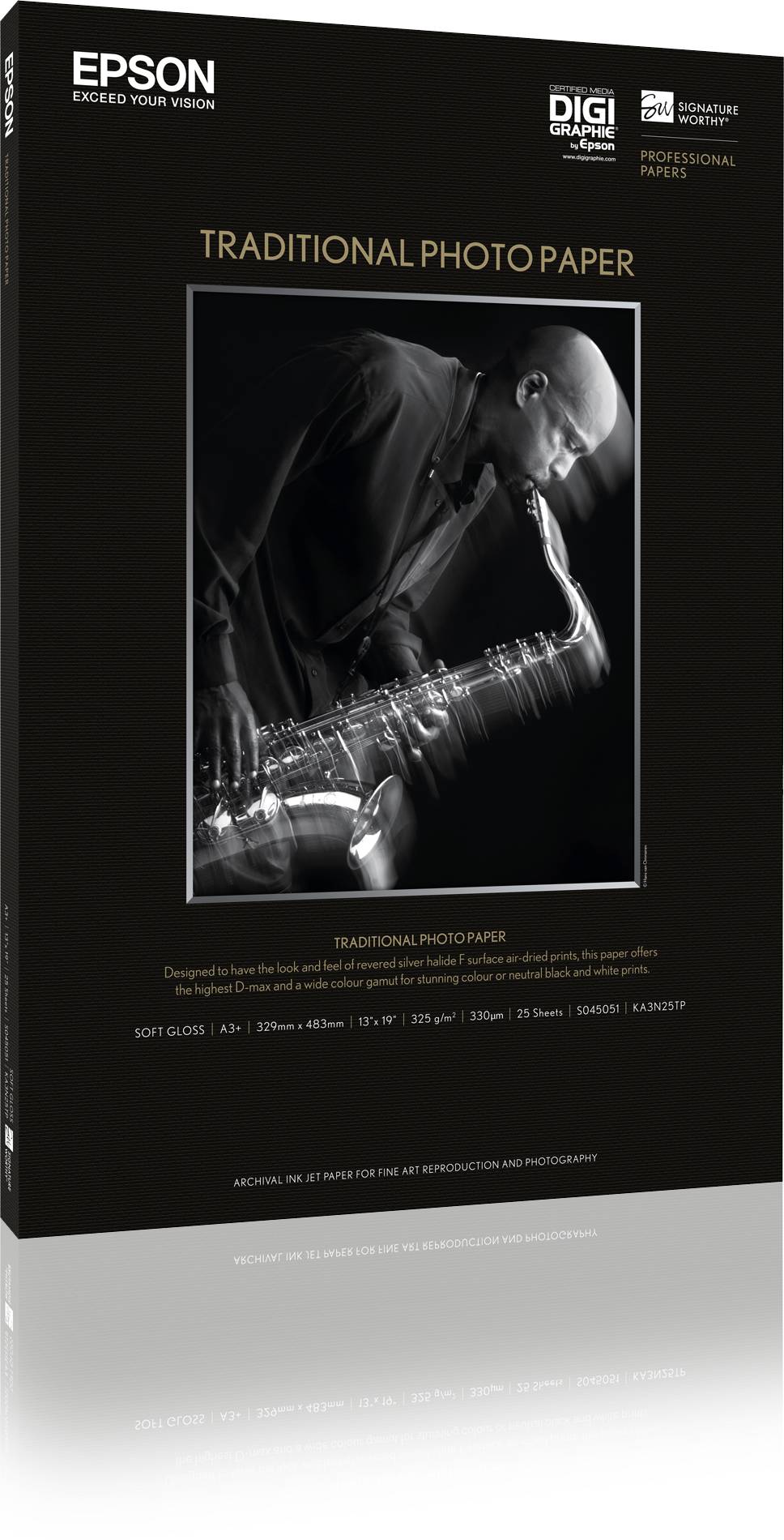 Epson Traditional Photo Paper - A2 (420 x 594 mm)