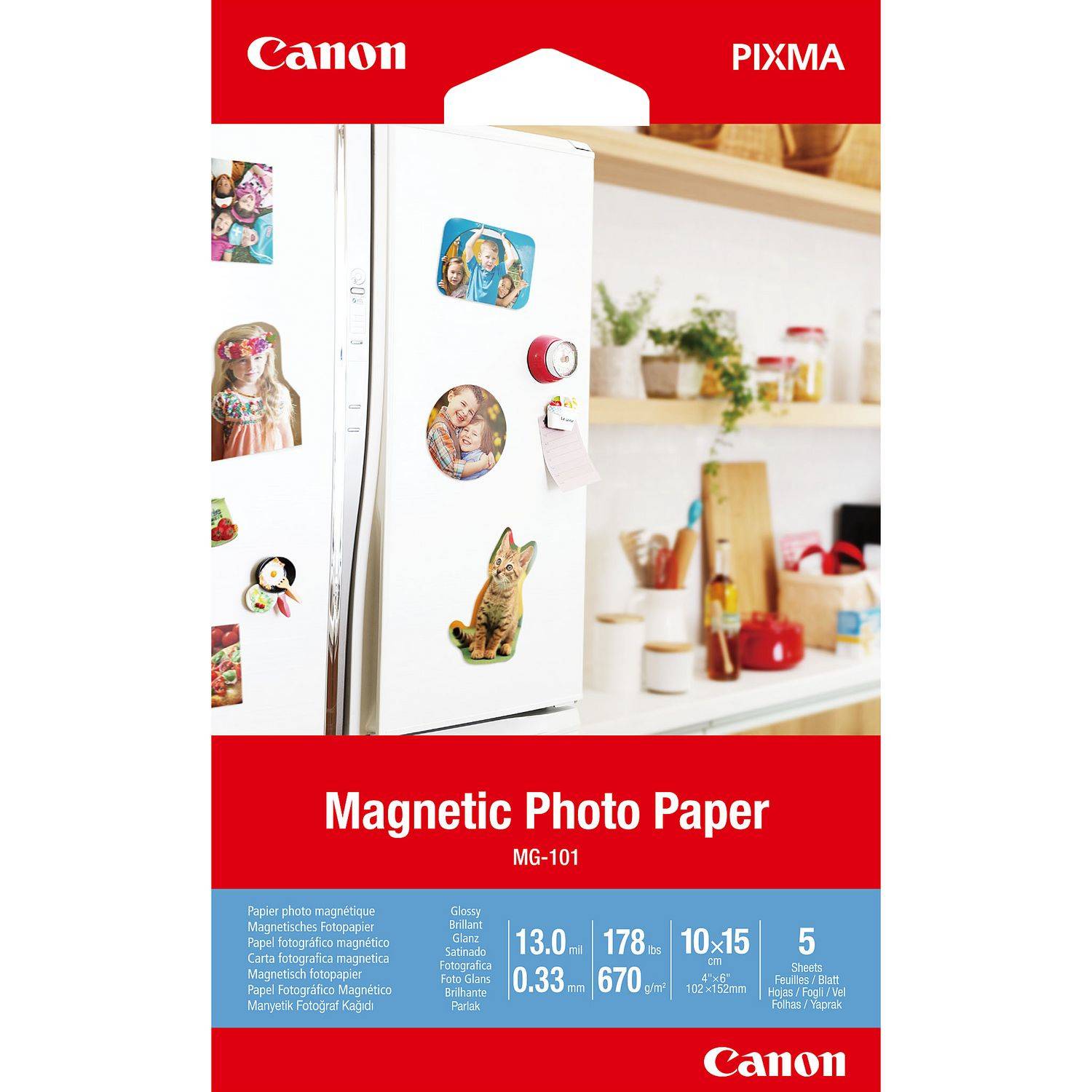 Canon Magnetic Photo Paper MG-101 - Glänzend