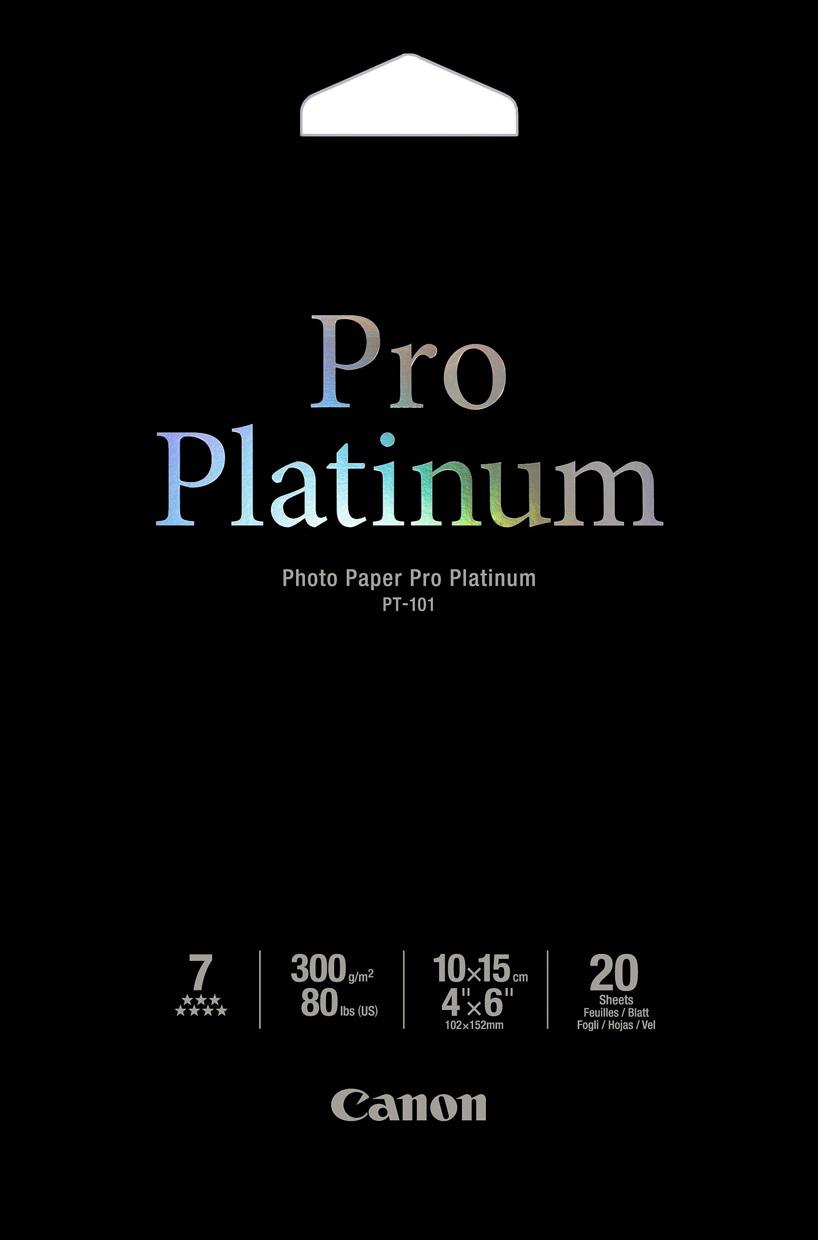Canon Photo Paper Pro Platinum - 100 x 150 mm