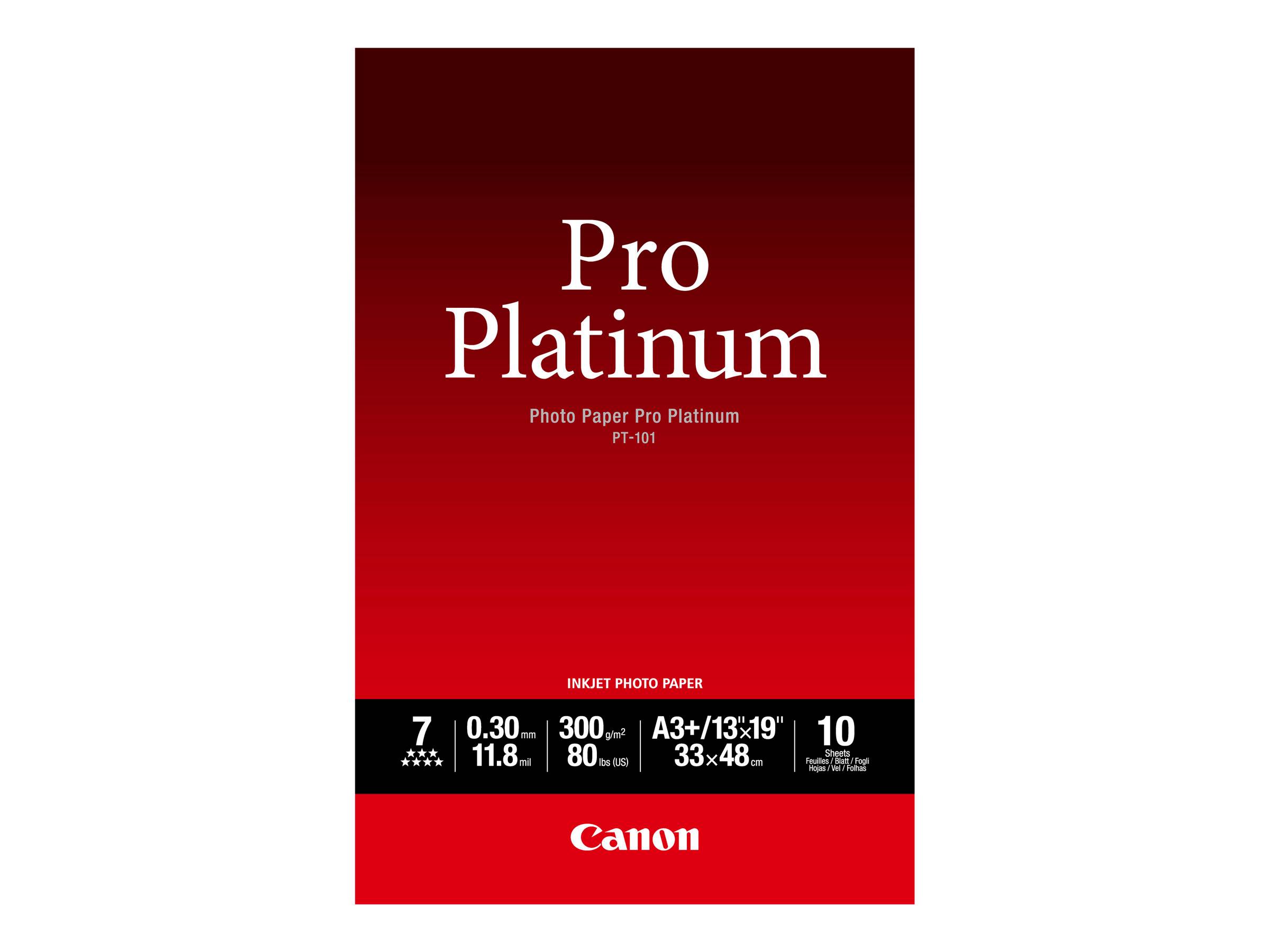 Canon Photo Paper Pro Platinum - A3 plus (329 x 423 mm)