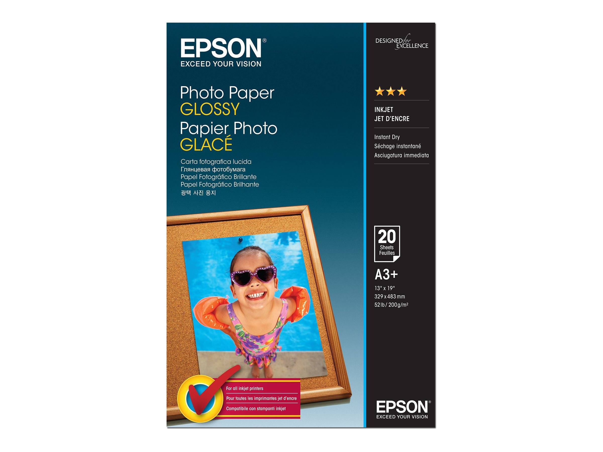 Epson - Glänzend - A3 Plus (329 x 483 mm) - 200 g/m²