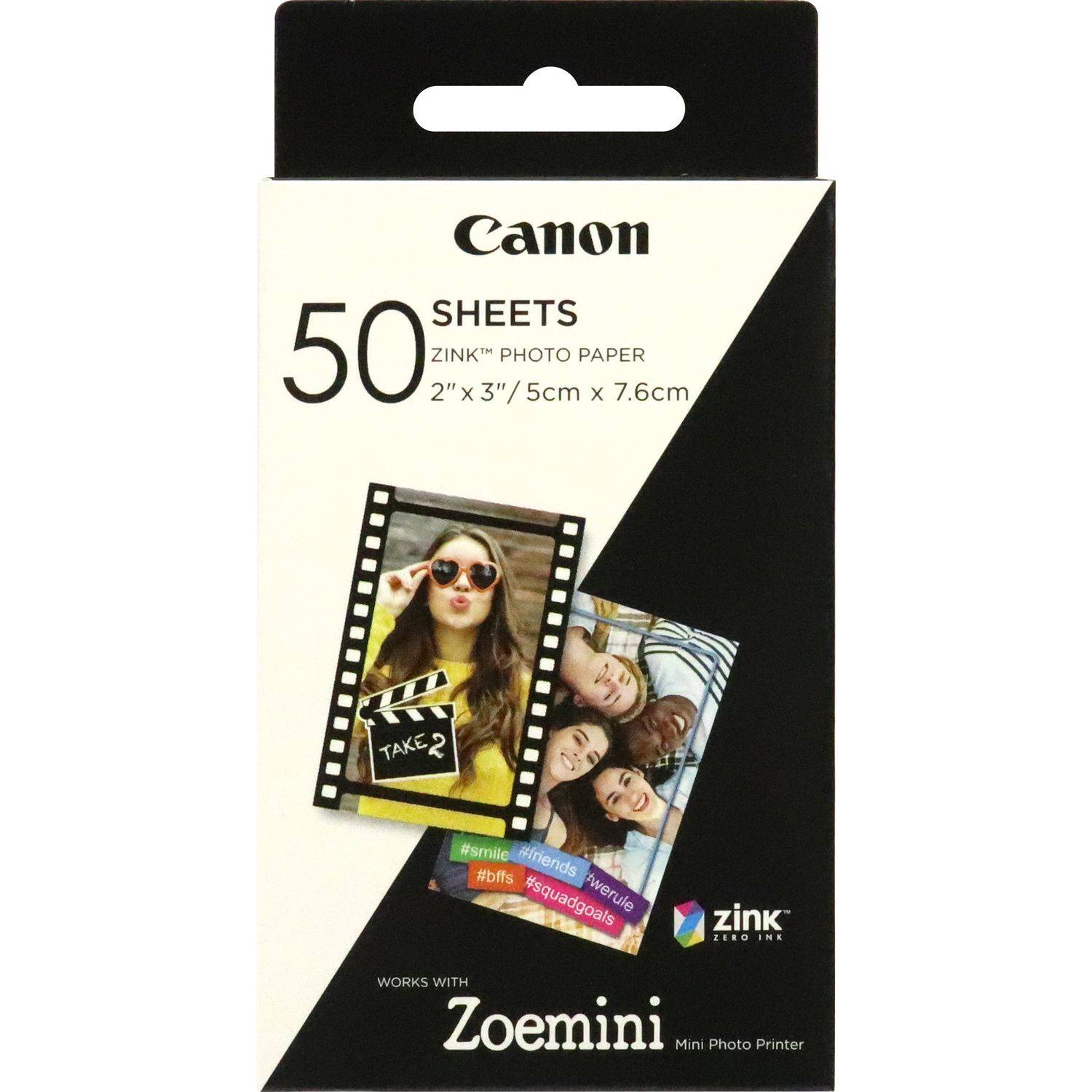 Canon ZINK - Selbstklebend - 50 x 76 mm 50 Rolle(n) Fotopapier