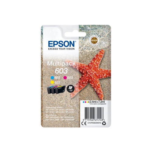 Epson 603 Multipack - 3er-Pack - Gelb, Cyan, Magenta Epson 603 Multipack - 3er-Pack - Gelb, Cyan, Magenta