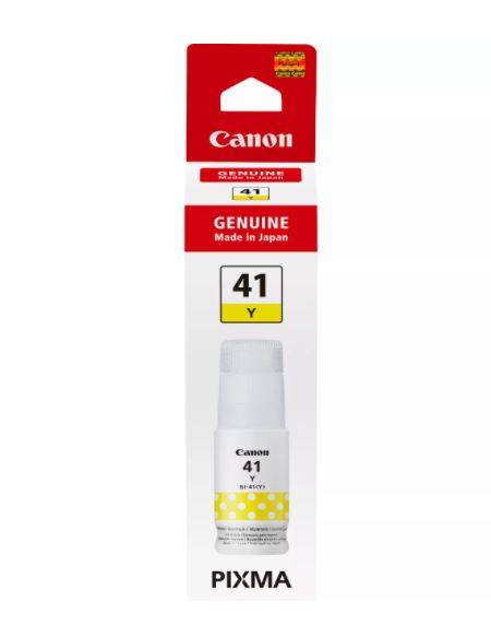 Canon PIXMA Original-Gelbtinten-Flasche, beschriftet mit „41 Y