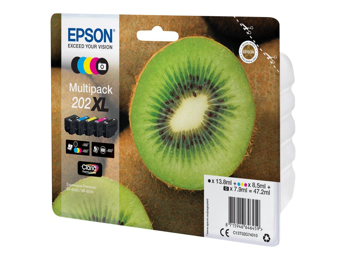 Epson 202XL Multipack - 5er-Pack - 47.2 ml - XL