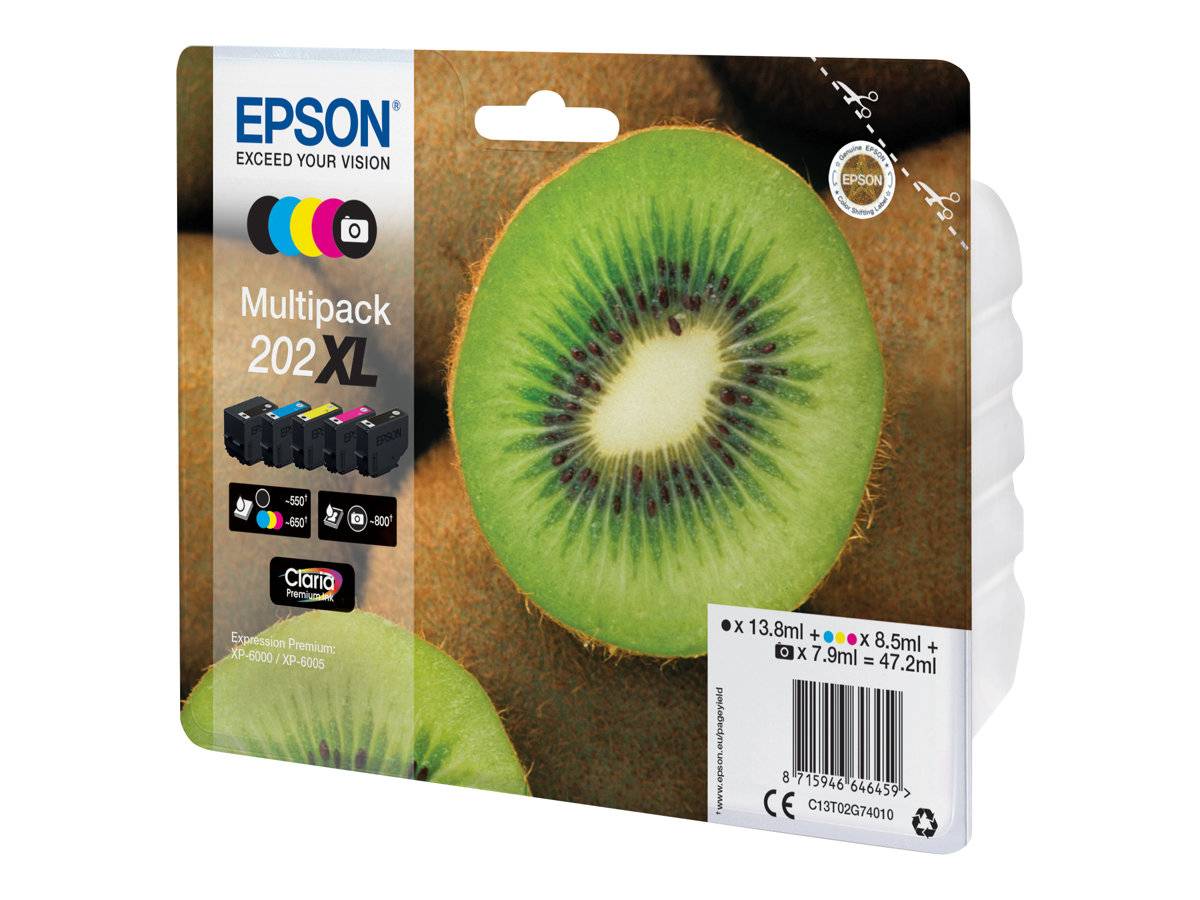 Epson 202XL Multipack - 5er-Pack - 47.2 ml - XL
