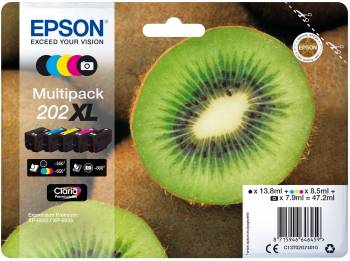 Epson Multipack 202XL - 5er-Pack - mit hoher Kapazität