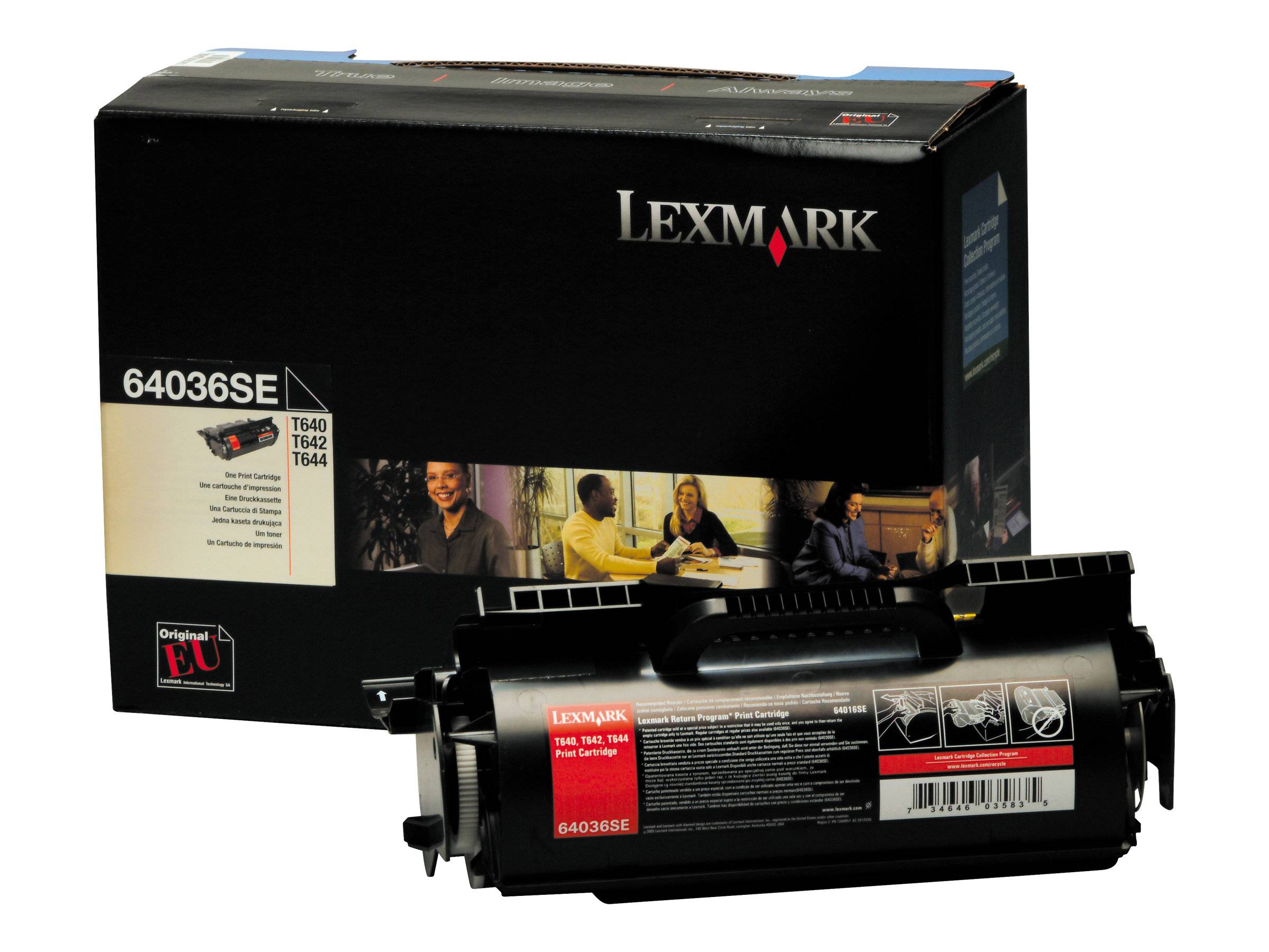 Lexmark - Schwarz - Original - Tonerpatrone - für Lexmark T640