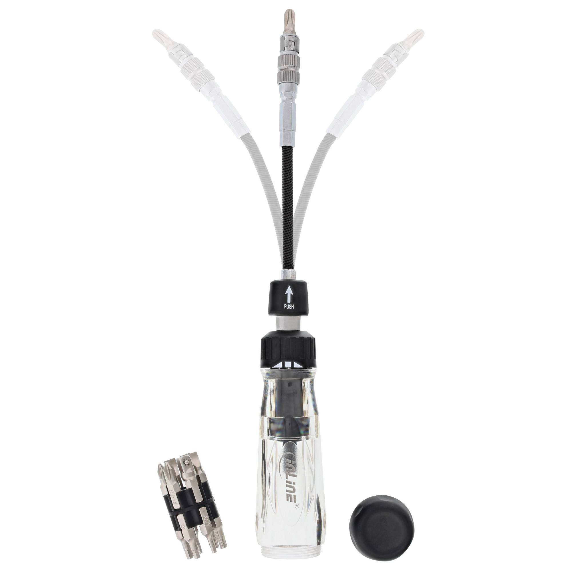 InLine 14in1 Flex - Knarrenschraubendreher mit Bit-Satz