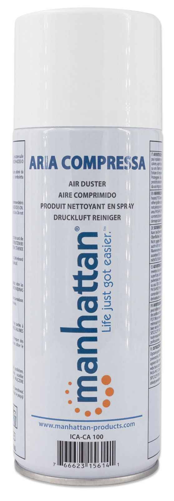 Manhattan Air Duster, 400ml Can, Extension Tube 15cm, Gently Remove Dust and Debris from sensitive electronics such as k