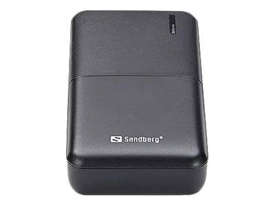 Sandberg SAVER - Powerbank - 20000 mAh - 2.4 A - 2 Ausgabeanschlussstellen (USB)