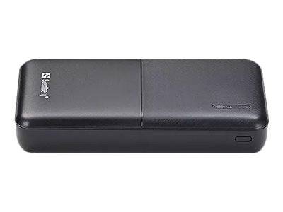 Sandberg SAVER - Powerbank - 20000 mAh - 2.4 A - 2 Ausgabeanschlussstellen (USB)