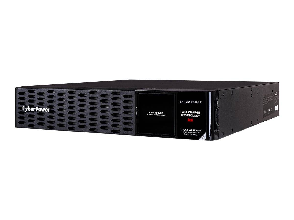 CyberPower External Battery Module Series BP48VP2U02 - Batteriegehäuse (in Rack montierbar/extern)