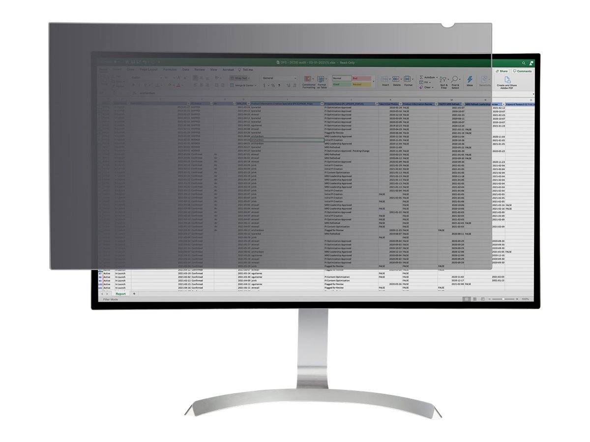 StarTech.com Blickschutzfolie für 32-Zoll-PC-Display - 16:9 Widescreen - Monitor Sichtschutz - Blaues Licht reduzierende Schutzfolie - matt/glänzend
