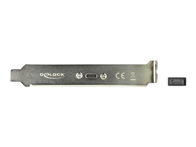 DeLOCK Slot bracket - USB-Konsole - 20-poliger USB 3.1 Header (M)