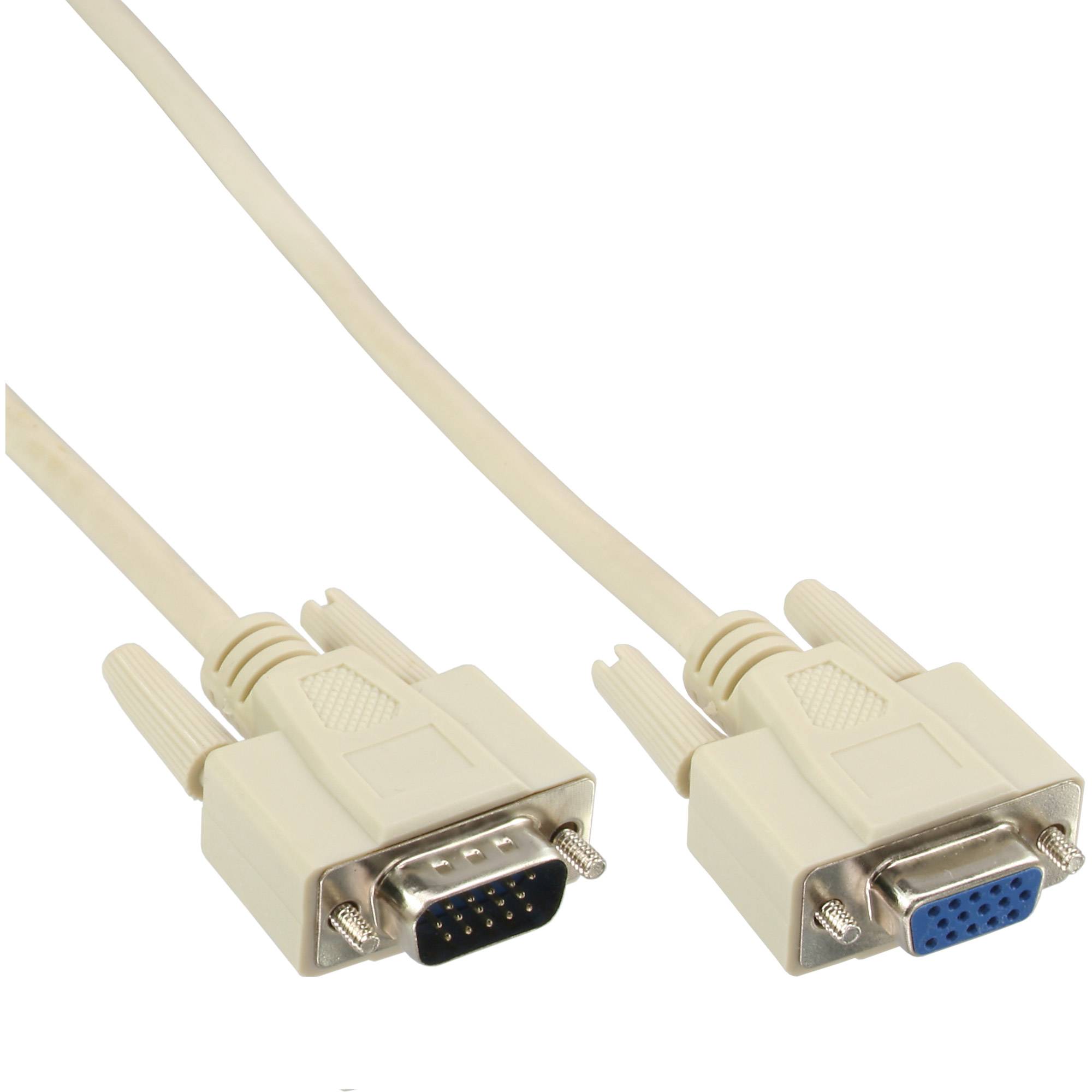INLINE - VGA Verlängerung - 15pol HD Stecker / Buchse - 10m