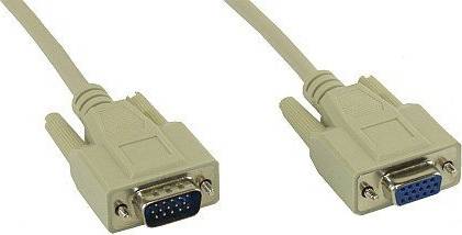 INLINE - VGA Verlängerung - 15pol HD Stecker / Buchse - 10m