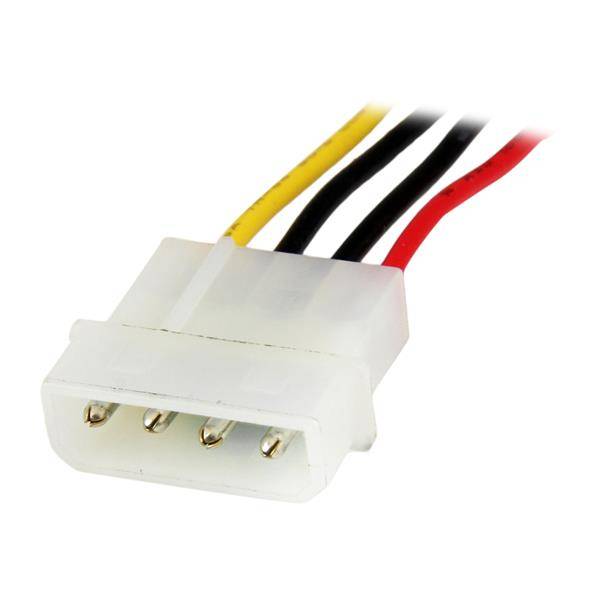 StarTech.com 30cm LP4 Molex Strom Verlängerung - 4 Pin Anschlusskabel / Verlängerungskabel - Stecker/Buchse - Spannungsv