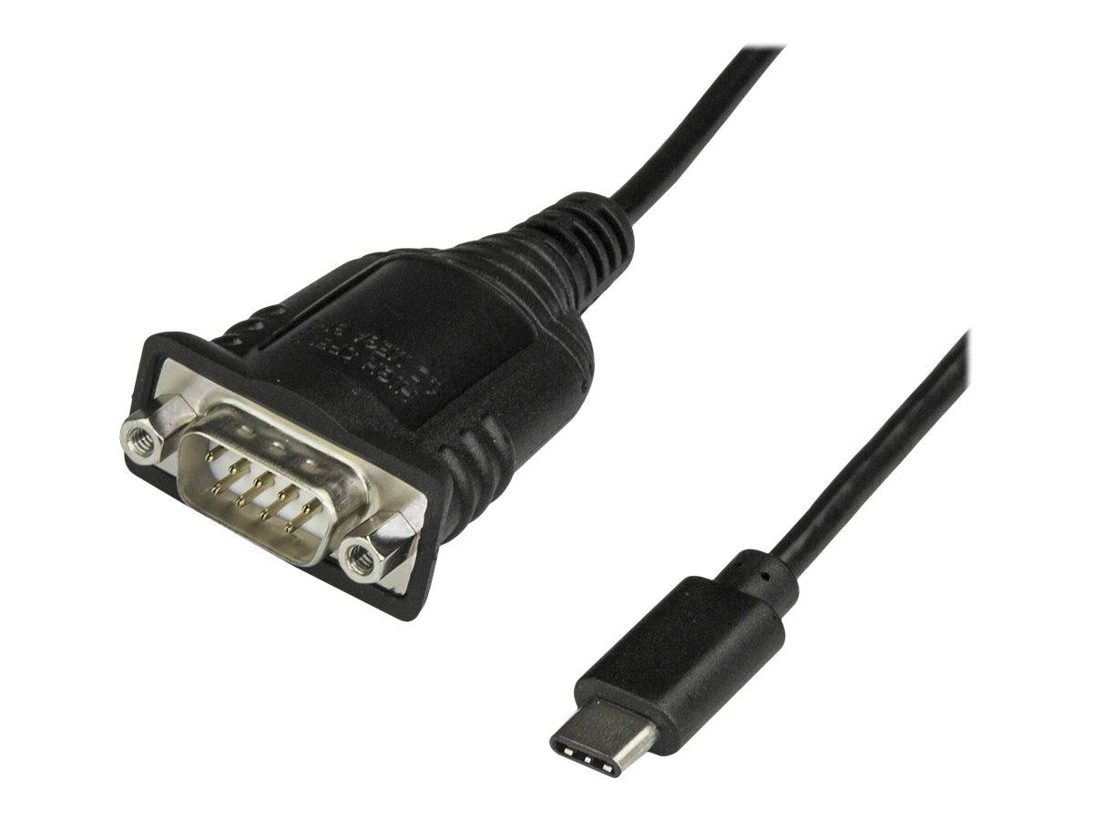 StarTech.com USB-C auf Seriell Adapter - USB C zu RS232 Kabel - USB Typ C auf DB9 Kabeladapter - Windows / MacOS / Linux kompatibel - Kabel USB