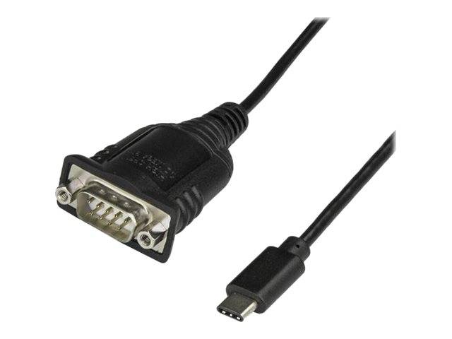 StarTech.com USB-C auf Seriell Adapter - USB C zu RS232 Kabel - USB Typ C auf DB9 Kabeladapter - Windows / MacOS / Linux kompatibel - Kabel USB