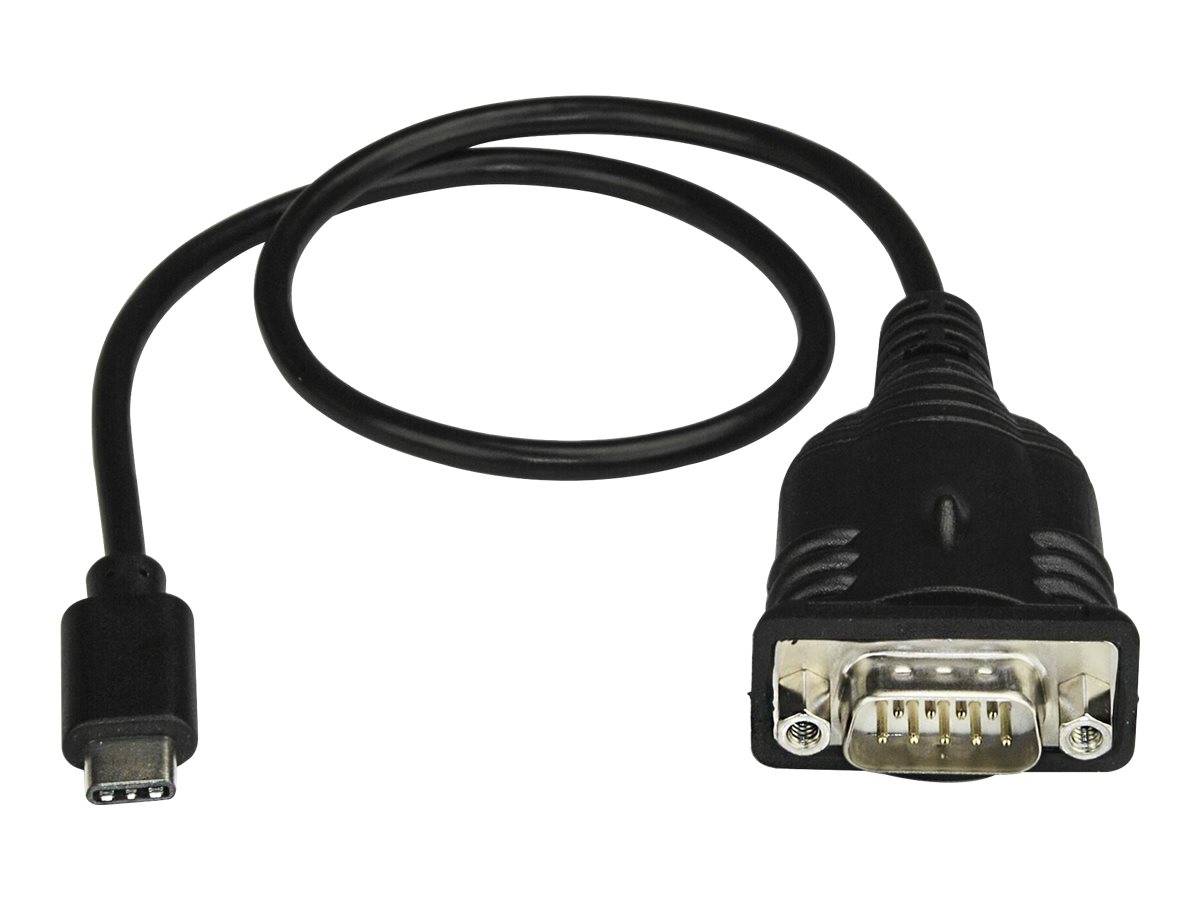 StarTech.com USB-C auf Seriell Adapter - USB C zu RS232 Kabel - USB Typ C auf DB9 Kabeladapter - Windows / MacOS / Linux kompatibel - Kabel USB