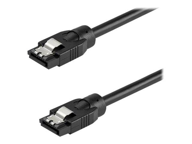StarTech.com 0.6 m Round SATA Cable - Latching Connectors - 6Gbs SATA Cable - SATA-Kabel - Serial ATA 150/300/600 - SATA