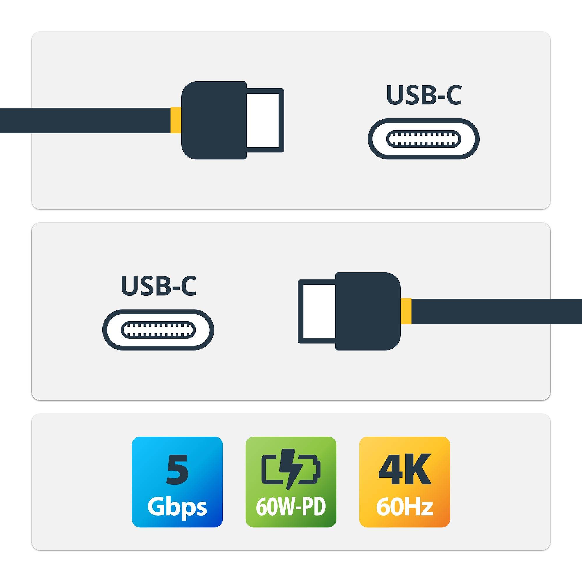 StarTech.com USB-C auf USB-C Kabel - ST/ST - 1m - USB 3.0 (5 Gbit/s)