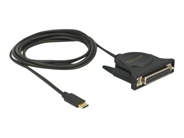 DeLOCK - USB-/Parallelkabel - USB-C (M) bis DB-25 (W)