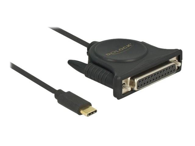 DeLOCK - USB-/Parallelkabel - USB-C (M) bis DB-25 (W)