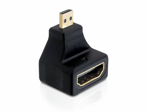 Delock - HDMI-Adapter - mikro HDMI männlich bis HDMI weiblich