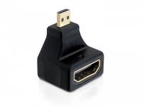 Delock - HDMI-Adapter - mikro HDMI männlich bis HDMI weiblich