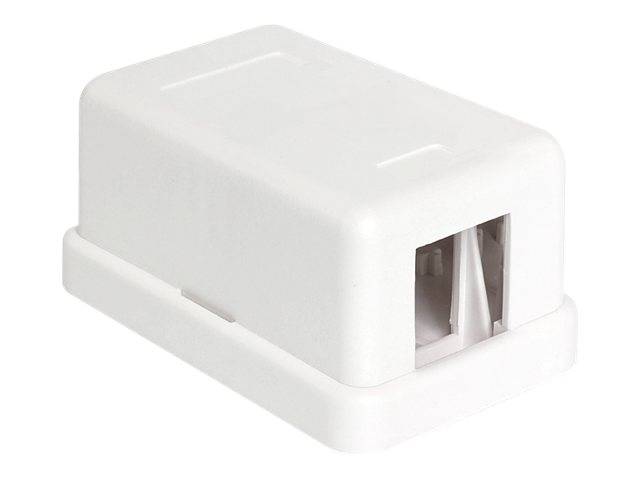 DeLOCK Keystone Surface Mounted Box - Gehäuse mit modularen Einsätzen