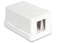 DeLOCK Keystone Surface Mounted Box - Gehäuse mit modularen Einsätzen