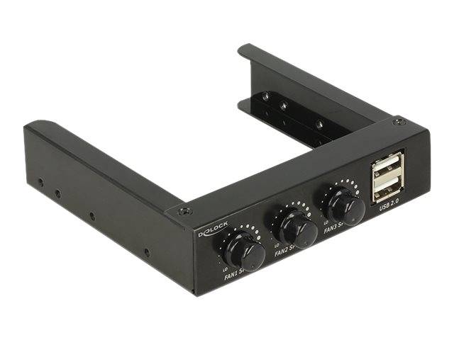 DeLOCK 3.5" Front Panel > 2 x USB 2.0 and fan control