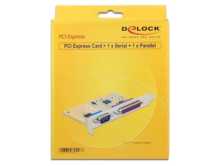 DeLock PCI Express Card > 1 x Serial + 1 x Parallel