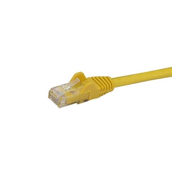StarTech.com 0,5m Cat6 Snagless RJ45 Ethernet Netzwerkkabel - Gelb - 50cm Cat 6 UTP Kabel - Netzwerkkabel - RJ-45 (M)