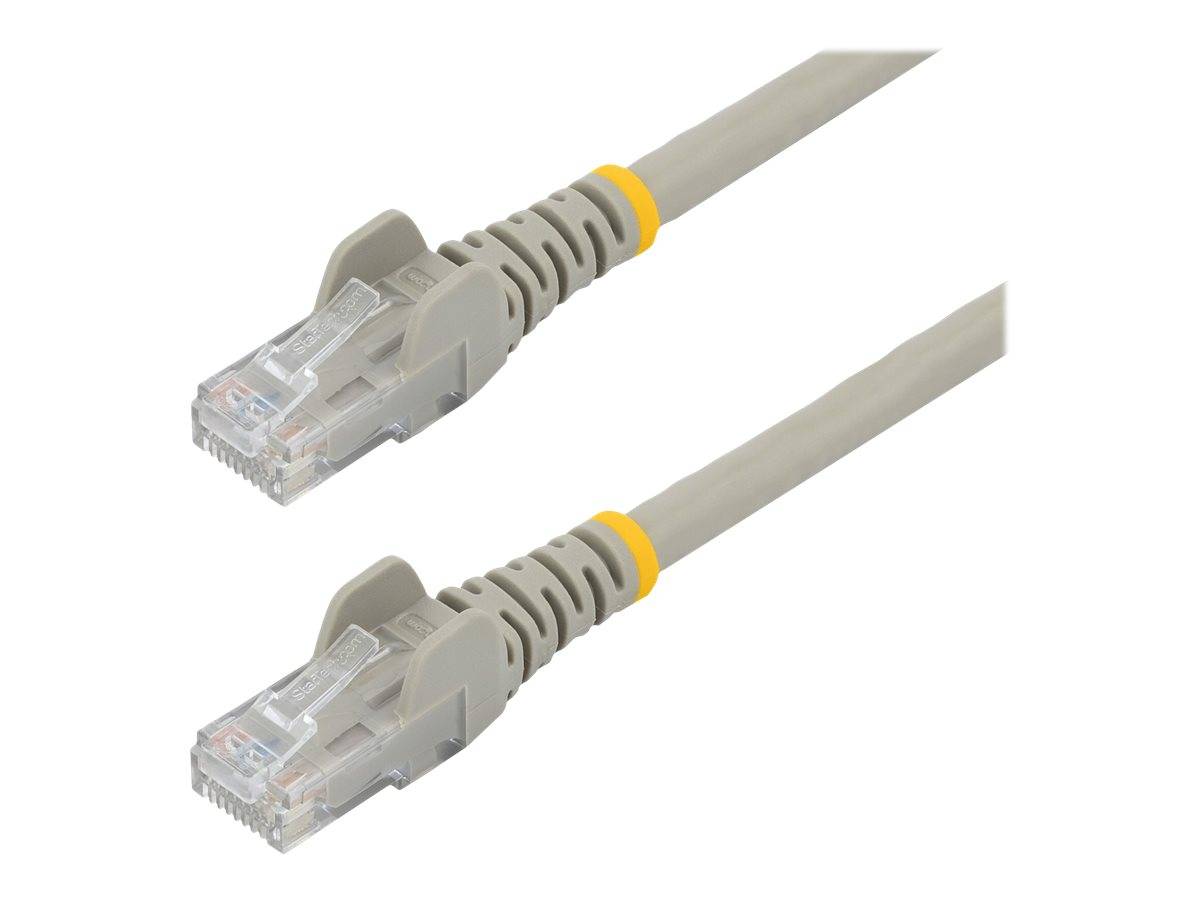 StarTech.com 50cm Cat6 Gigabit Snagless Patchkabel - RJ45 UTP Netzwerkkabel mit Schutzmanschette - Cat 6 Kabel - Grau -