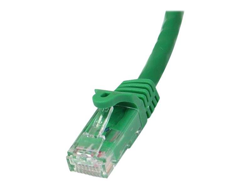 StarTech.com 50cm Cat6 Gigabit Snagless Patchkabel - RJ45 UTP Netzwerkkabel mit Schutzmanschette - Cat 6 Kabel - Grün -
