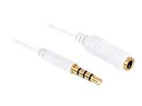 Delock - Audiokabel - mini-phone stereo 3.5 mm männlich zu mini-phone stereo 3.5 mm weiblich
