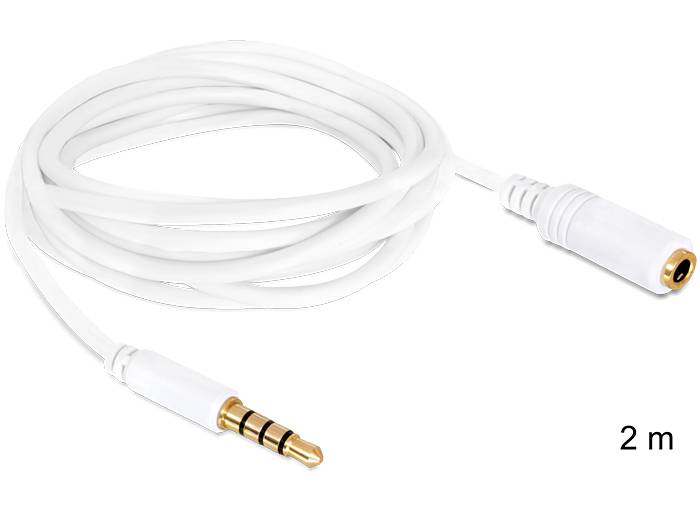 Delock - Audiokabel - mini-phone stereo 3.5 mm männlich zu mini-phone stereo 3.5 mm weiblich