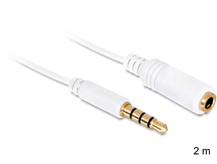 Delock - Audiokabel - mini-phone stereo 3.5 mm männlich zu mini-phone stereo 3.5 mm weiblich